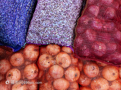用于批發(fā)市場的彩色網袋農業(yè)產品工